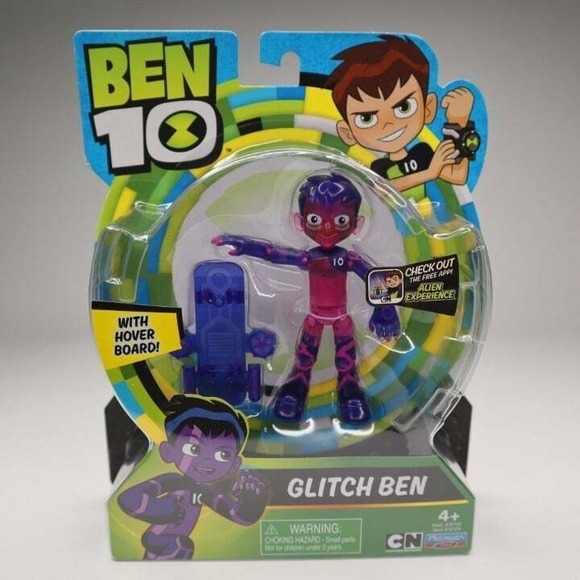 Playmates Cartoon Network Glitch Ben 10 Action Figure - Picture 1 of 4